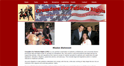 Desktop Screenshot of crusadersforpatientsrights.org